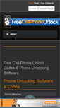 Mobile Screenshot of free-cell-phone-unlock.com