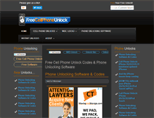 Tablet Screenshot of free-cell-phone-unlock.com